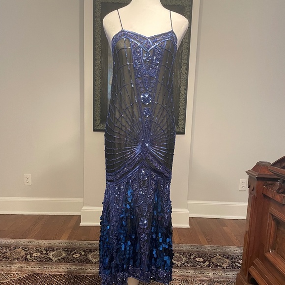 Caroline Dresses & Skirts - Luxury CAROLINE DESIGNER SILK WITH INTRICATE BEADING GOWN VIDEO IN PHOTOS